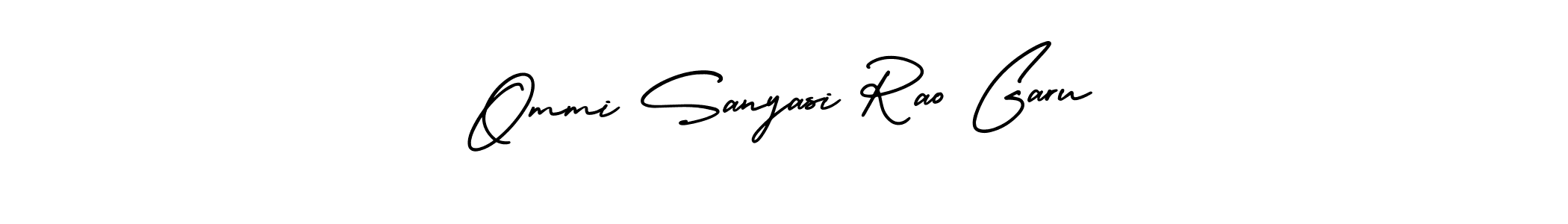 Also we have Ommi Sanyasi Rao Garu name is the best signature style. Create professional handwritten signature collection using AmerikaSignatureDemo-Regular autograph style. Ommi Sanyasi Rao Garu signature style 3 images and pictures png