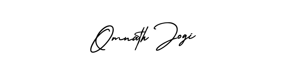 How to make Omnath Jogi signature? AmerikaSignatureDemo-Regular is a professional autograph style. Create handwritten signature for Omnath Jogi name. Omnath Jogi signature style 3 images and pictures png