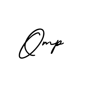 Similarly AmerikaSignatureDemo-Regular is the best handwritten signature design. Signature creator online .You can use it as an online autograph creator for name Omp. Omp signature style 3 images and pictures png