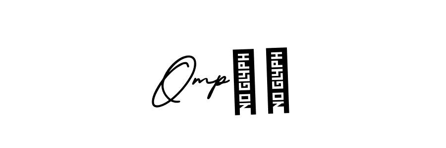 It looks lik you need a new signature style for name Ompते. Design unique handwritten (AmerikaSignatureDemo-Regular) signature with our free signature maker in just a few clicks. Ompते signature style 3 images and pictures png