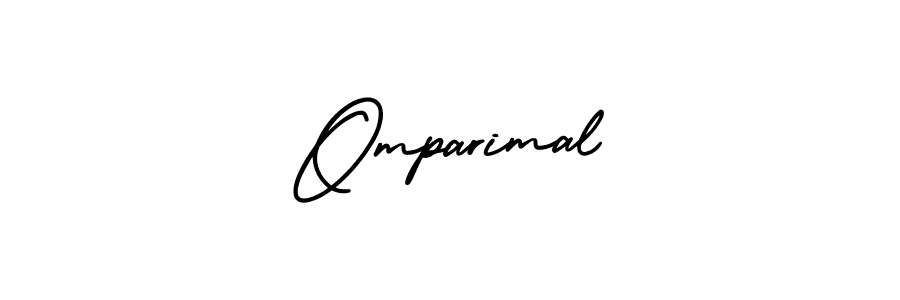 Also we have Omparimal name is the best signature style. Create professional handwritten signature collection using AmerikaSignatureDemo-Regular autograph style. Omparimal signature style 3 images and pictures png