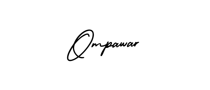 Make a beautiful signature design for name Ompawar. Use this online signature maker to create a handwritten signature for free. Ompawar signature style 3 images and pictures png