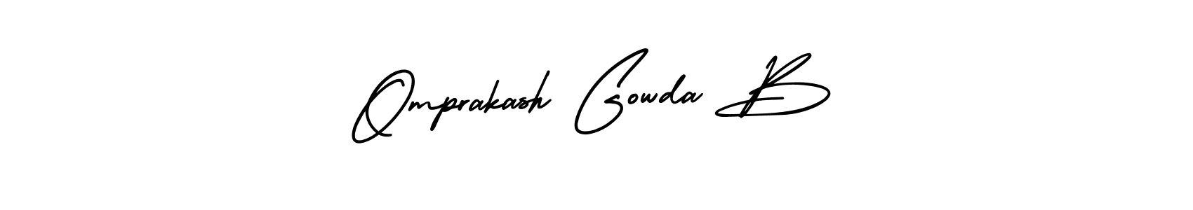 How to Draw Omprakash Gowda B signature style? AmerikaSignatureDemo-Regular is a latest design signature styles for name Omprakash Gowda B. Omprakash Gowda B signature style 3 images and pictures png
