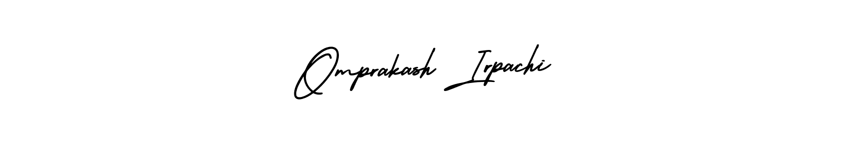 Make a beautiful signature design for name Omprakash Irpachi. Use this online signature maker to create a handwritten signature for free. Omprakash Irpachi signature style 3 images and pictures png