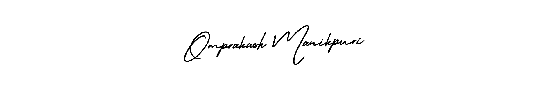 How to make Omprakash Manikpuri signature? AmerikaSignatureDemo-Regular is a professional autograph style. Create handwritten signature for Omprakash Manikpuri name. Omprakash Manikpuri signature style 3 images and pictures png