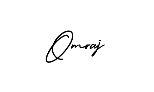 It looks lik you need a new signature style for name Omraj. Design unique handwritten (AmerikaSignatureDemo-Regular) signature with our free signature maker in just a few clicks. Omraj signature style 3 images and pictures png