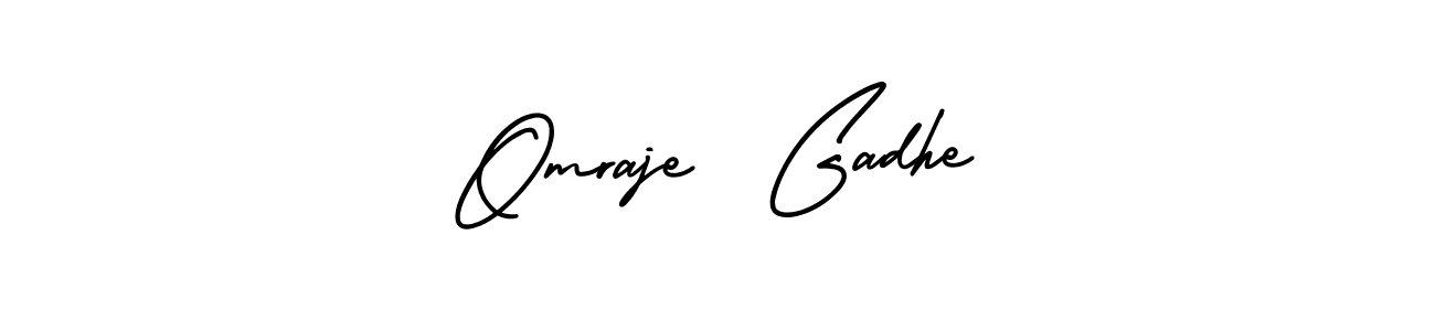 Make a beautiful signature design for name Omraje  Gadhe. Use this online signature maker to create a handwritten signature for free. Omraje  Gadhe signature style 3 images and pictures png