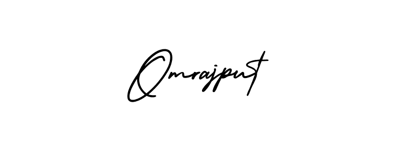 It looks lik you need a new signature style for name Omrajput. Design unique handwritten (AmerikaSignatureDemo-Regular) signature with our free signature maker in just a few clicks. Omrajput signature style 3 images and pictures png