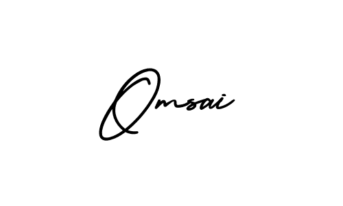 AmerikaSignatureDemo-Regular is a professional signature style that is perfect for those who want to add a touch of class to their signature. It is also a great choice for those who want to make their signature more unique. Get Omsai name to fancy signature for free. Omsai signature style 3 images and pictures png