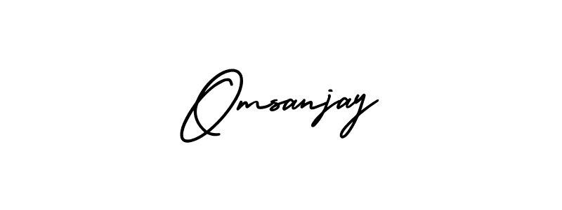 AmerikaSignatureDemo-Regular is a professional signature style that is perfect for those who want to add a touch of class to their signature. It is also a great choice for those who want to make their signature more unique. Get Omsanjay name to fancy signature for free. Omsanjay signature style 3 images and pictures png