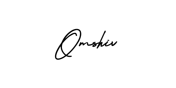 This is the best signature style for the Omshiv name. Also you like these signature font (AmerikaSignatureDemo-Regular). Mix name signature. Omshiv signature style 3 images and pictures png