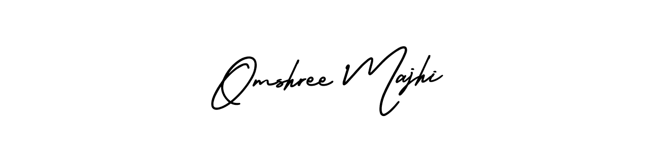 Omshree Majhi stylish signature style. Best Handwritten Sign (AmerikaSignatureDemo-Regular) for my name. Handwritten Signature Collection Ideas for my name Omshree Majhi. Omshree Majhi signature style 3 images and pictures png