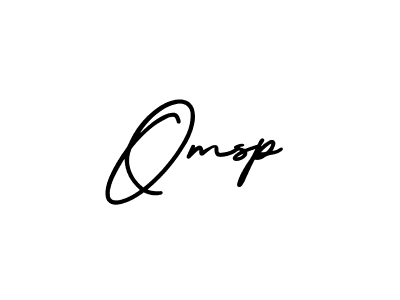 Use a signature maker to create a handwritten signature online. With this signature software, you can design (AmerikaSignatureDemo-Regular) your own signature for name Omsp. Omsp signature style 3 images and pictures png