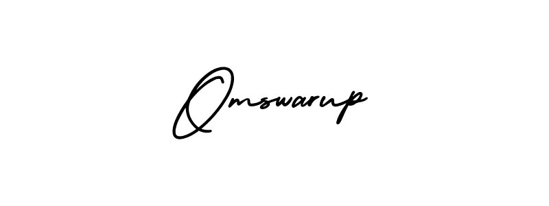 Check out images of Autograph of Omswarup name. Actor Omswarup Signature Style. AmerikaSignatureDemo-Regular is a professional sign style online. Omswarup signature style 3 images and pictures png