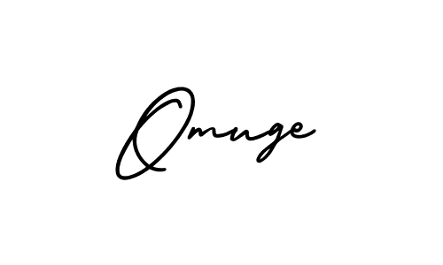 How to Draw Omuge signature style? AmerikaSignatureDemo-Regular is a latest design signature styles for name Omuge. Omuge signature style 3 images and pictures png