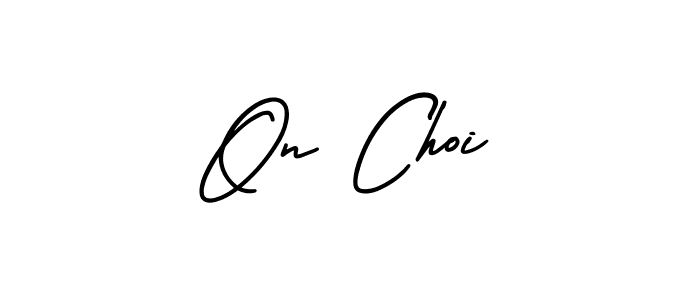 Also You can easily find your signature by using the search form. We will create On Choi name handwritten signature images for you free of cost using AmerikaSignatureDemo-Regular sign style. On Choi signature style 3 images and pictures png