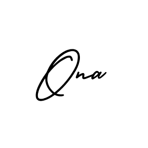 Make a short Ona signature style. Manage your documents anywhere anytime using AmerikaSignatureDemo-Regular. Create and add eSignatures, submit forms, share and send files easily. Ona signature style 3 images and pictures png