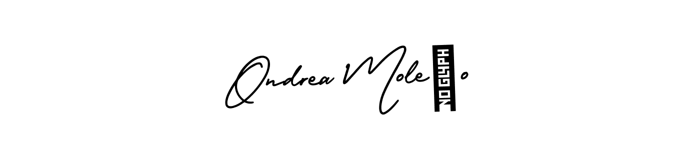 Once you've used our free online signature maker to create your best signature AmerikaSignatureDemo-Regular style, it's time to enjoy all of the benefits that Ondrea Moleño name signing documents. Ondrea Moleño signature style 3 images and pictures png