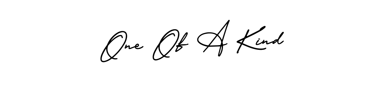 How to make One Of A Kind name signature. Use AmerikaSignatureDemo-Regular style for creating short signs online. This is the latest handwritten sign. One Of A Kind signature style 3 images and pictures png