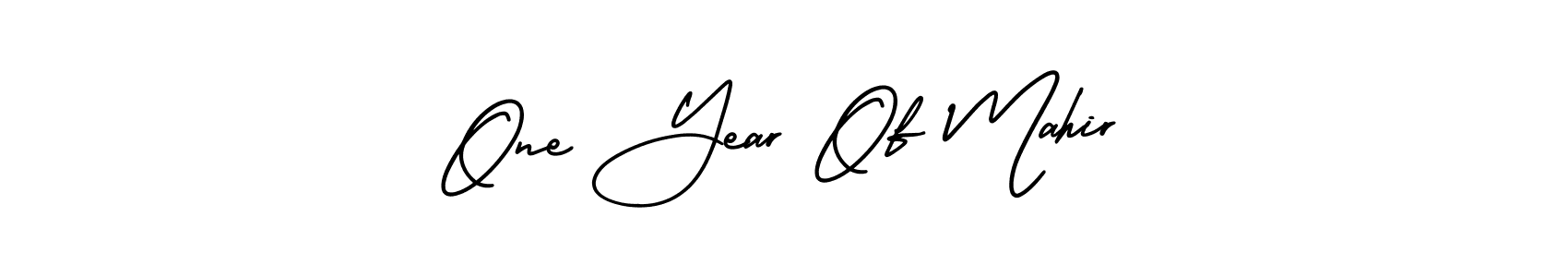 Once you've used our free online signature maker to create your best signature AmerikaSignatureDemo-Regular style, it's time to enjoy all of the benefits that One Year Of Mahir name signing documents. One Year Of Mahir signature style 3 images and pictures png