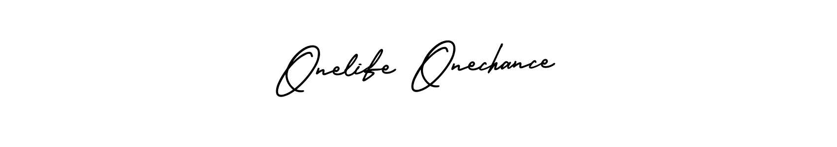 Use a signature maker to create a handwritten signature online. With this signature software, you can design (AmerikaSignatureDemo-Regular) your own signature for name Onelife Onechance. Onelife Onechance signature style 3 images and pictures png