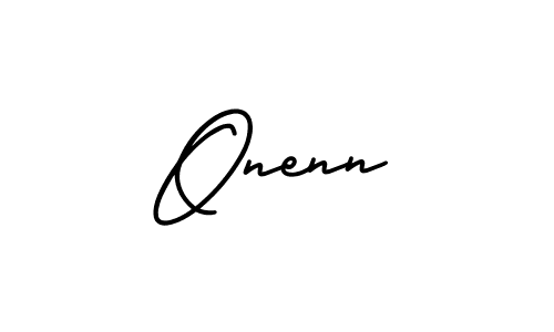 Create a beautiful signature design for name Onenn. With this signature (AmerikaSignatureDemo-Regular) fonts, you can make a handwritten signature for free. Onenn signature style 3 images and pictures png