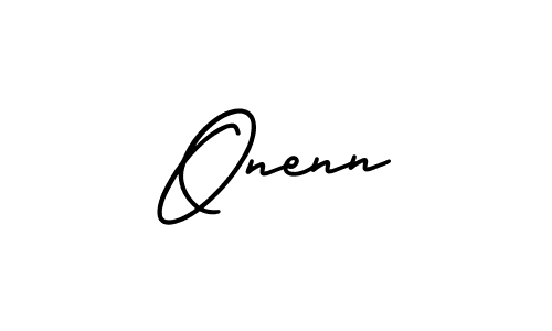 Make a beautiful signature design for name Onenn. With this signature (AmerikaSignatureDemo-Regular) style, you can create a handwritten signature for free. Onenn signature style 3 images and pictures png