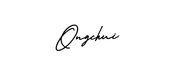Make a beautiful signature design for name Ongchui. Use this online signature maker to create a handwritten signature for free. Ongchui signature style 3 images and pictures png