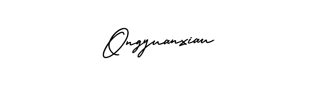 Also we have Ongyuanxiau name is the best signature style. Create professional handwritten signature collection using AmerikaSignatureDemo-Regular autograph style. Ongyuanxiau signature style 3 images and pictures png