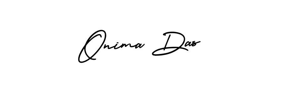 AmerikaSignatureDemo-Regular is a professional signature style that is perfect for those who want to add a touch of class to their signature. It is also a great choice for those who want to make their signature more unique. Get Onima Das name to fancy signature for free. Onima Das signature style 3 images and pictures png