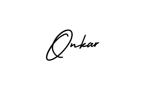 Also You can easily find your signature by using the search form. We will create Onkar name handwritten signature images for you free of cost using AmerikaSignatureDemo-Regular sign style. Onkar signature style 3 images and pictures png