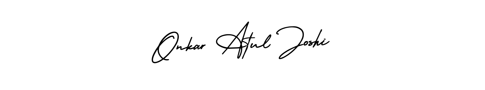 How to Draw Onkar Atul Joshi signature style? AmerikaSignatureDemo-Regular is a latest design signature styles for name Onkar Atul Joshi. Onkar Atul Joshi signature style 3 images and pictures png