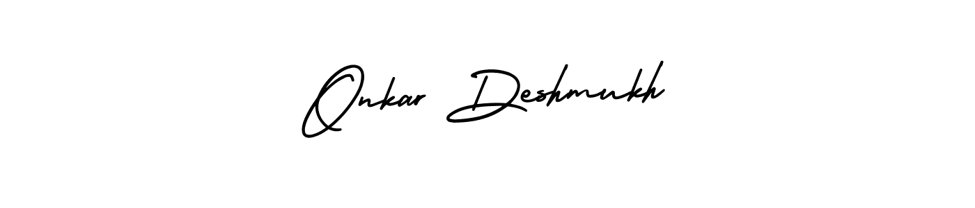 Also You can easily find your signature by using the search form. We will create Onkar Deshmukh name handwritten signature images for you free of cost using AmerikaSignatureDemo-Regular sign style. Onkar Deshmukh signature style 3 images and pictures png