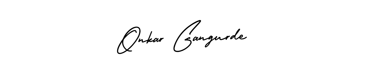 AmerikaSignatureDemo-Regular is a professional signature style that is perfect for those who want to add a touch of class to their signature. It is also a great choice for those who want to make their signature more unique. Get Onkar Gangurde name to fancy signature for free. Onkar Gangurde signature style 3 images and pictures png