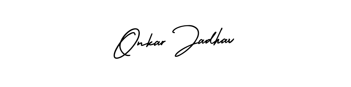 Here are the top 10 professional signature styles for the name Onkar Jadhav. These are the best autograph styles you can use for your name. Onkar Jadhav signature style 3 images and pictures png