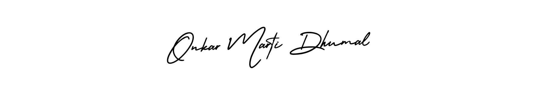 Once you've used our free online signature maker to create your best signature AmerikaSignatureDemo-Regular style, it's time to enjoy all of the benefits that Onkar Marti Dhumal name signing documents. Onkar Marti Dhumal signature style 3 images and pictures png