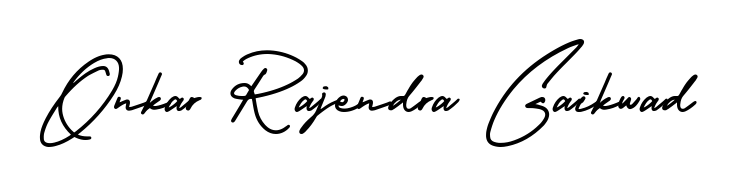 Discover the perfect balance of readability and style for Onkar Rajendra Gaikwad with AmerikaSignatureDemo-Regular font. Create your dream signature today. Onkar Rajendra Gaikwad signature style 3 images and pictures png