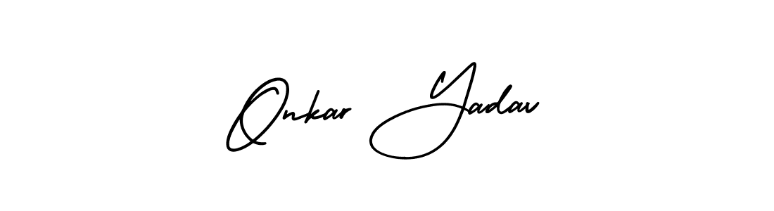 Make a beautiful signature design for name Onkar Yadav. Use this online signature maker to create a handwritten signature for free. Onkar Yadav signature style 3 images and pictures png