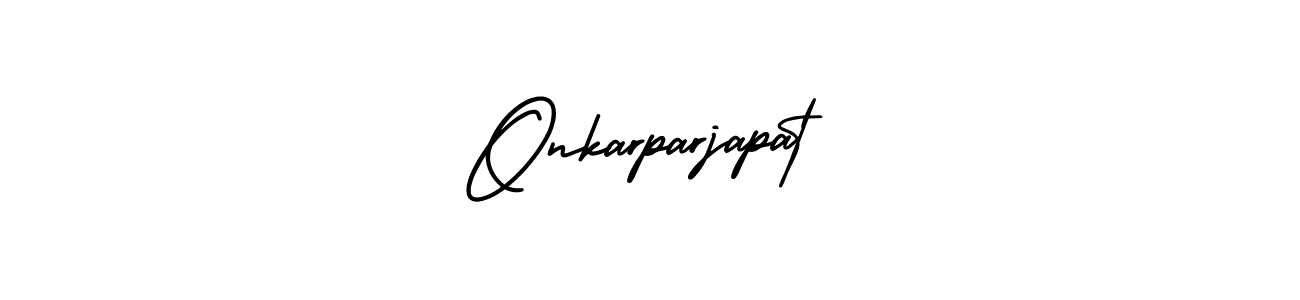 AmerikaSignatureDemo-Regular is a professional signature style that is perfect for those who want to add a touch of class to their signature. It is also a great choice for those who want to make their signature more unique. Get Onkarparjapat name to fancy signature for free. Onkarparjapat signature style 3 images and pictures png