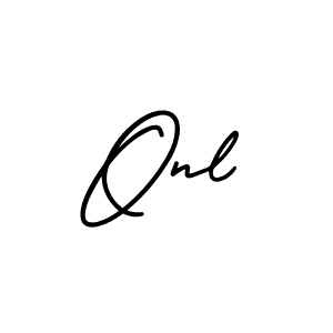 Use a signature maker to create a handwritten signature online. With this signature software, you can design (AmerikaSignatureDemo-Regular) your own signature for name Onl. Onl signature style 3 images and pictures png