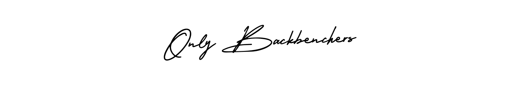 Once you've used our free online signature maker to create your best signature AmerikaSignatureDemo-Regular style, it's time to enjoy all of the benefits that Only Backbenchers name signing documents. Only Backbenchers signature style 3 images and pictures png