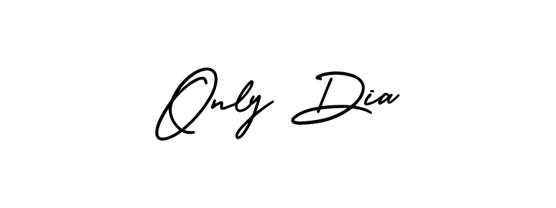 if you are searching for the best signature style for your name Only Dia. so please give up your signature search. here we have designed multiple signature styles  using AmerikaSignatureDemo-Regular. Only Dia signature style 3 images and pictures png
