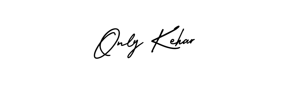 Only Kehar stylish signature style. Best Handwritten Sign (AmerikaSignatureDemo-Regular) for my name. Handwritten Signature Collection Ideas for my name Only Kehar. Only Kehar signature style 3 images and pictures png