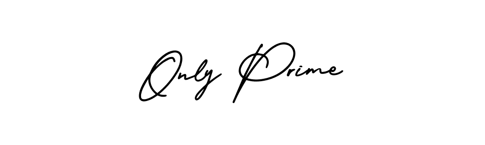 Use a signature maker to create a handwritten signature online. With this signature software, you can design (AmerikaSignatureDemo-Regular) your own signature for name Only Prime. Only Prime signature style 3 images and pictures png