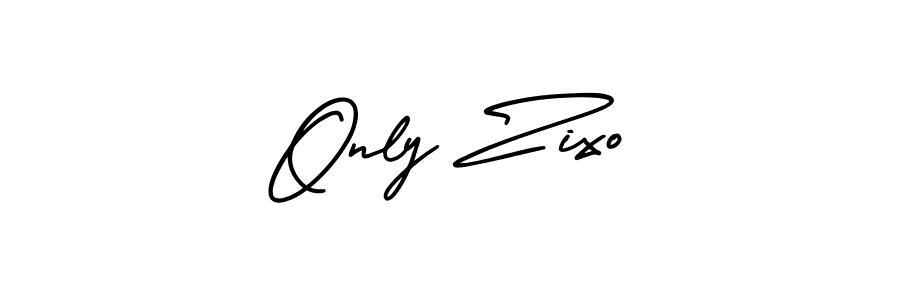 Create a beautiful signature design for name Only Zixo. With this signature (AmerikaSignatureDemo-Regular) fonts, you can make a handwritten signature for free. Only Zixo signature style 3 images and pictures png