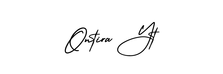 You can use this online signature creator to create a handwritten signature for the name Ontira Yt. This is the best online autograph maker. Ontira Yt signature style 3 images and pictures png