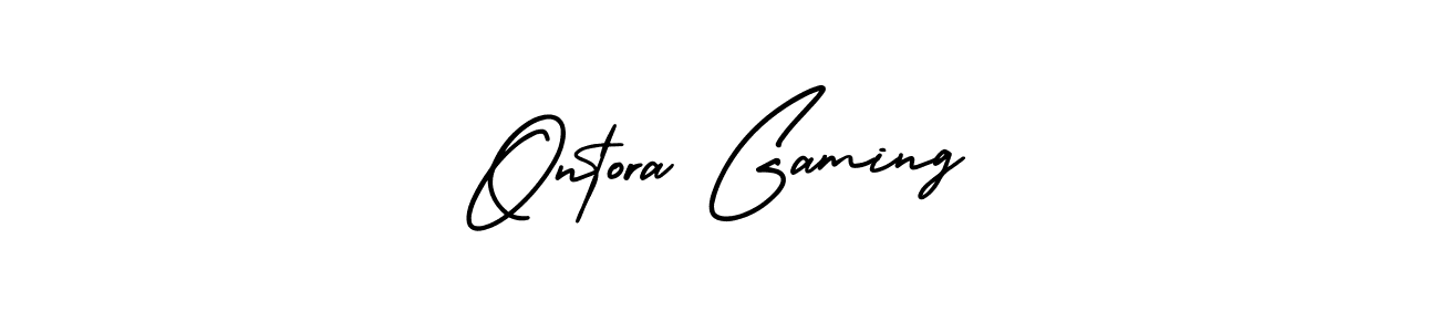 Once you've used our free online signature maker to create your best signature AmerikaSignatureDemo-Regular style, it's time to enjoy all of the benefits that Ontora Gaming name signing documents. Ontora Gaming signature style 3 images and pictures png