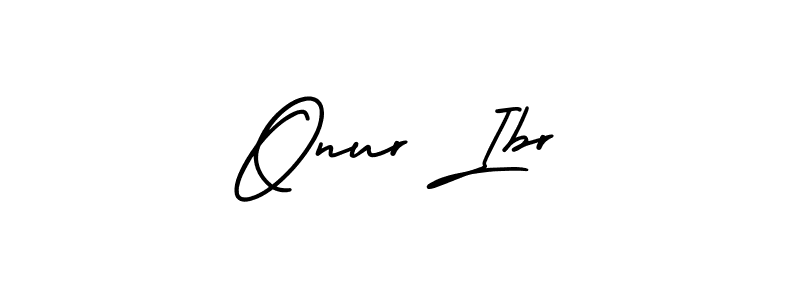 Make a beautiful signature design for name Onur Ibr. With this signature (AmerikaSignatureDemo-Regular) style, you can create a handwritten signature for free. Onur Ibr signature style 3 images and pictures png