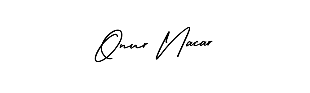Also You can easily find your signature by using the search form. We will create Onur Nacar name handwritten signature images for you free of cost using AmerikaSignatureDemo-Regular sign style. Onur Nacar signature style 3 images and pictures png