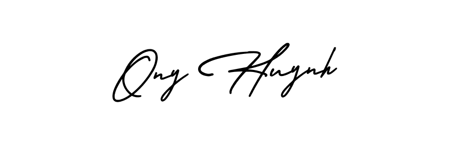 Similarly AmerikaSignatureDemo-Regular is the best handwritten signature design. Signature creator online .You can use it as an online autograph creator for name Ony Huynh. Ony Huynh signature style 3 images and pictures png